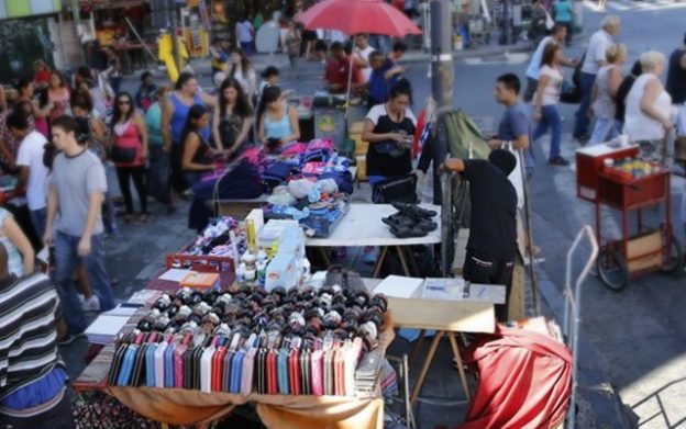 Cayó venta callejera