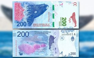 billete de 200 pesos argentinos