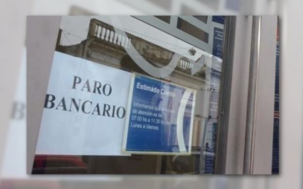 Paro parcial en bancos