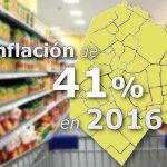 C.A.B.A. inflación del 41% en 2016