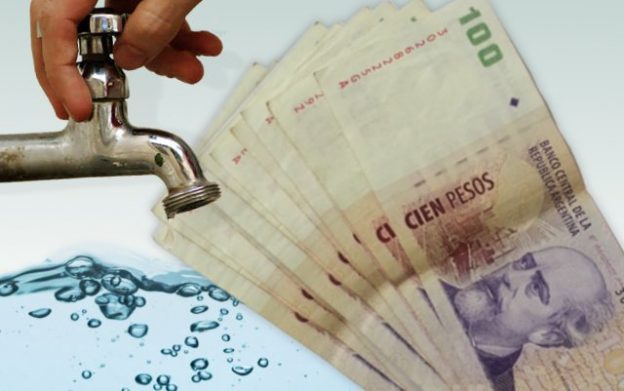aumento de tarifa del agua