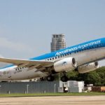 Avión de Aerolíneas Argentinas