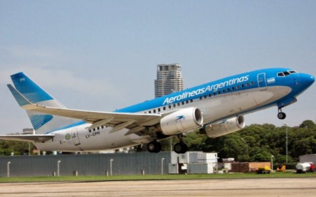 Avión de Aerolíneas Argentinas