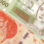 1000 pesos de Uruguay y Argentina