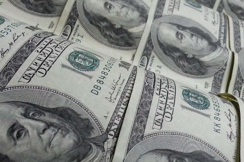 billetes de dólar hoy de 100