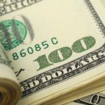 Detalle de billetes de 100 dolares