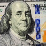 detalle de billete de 100 USD